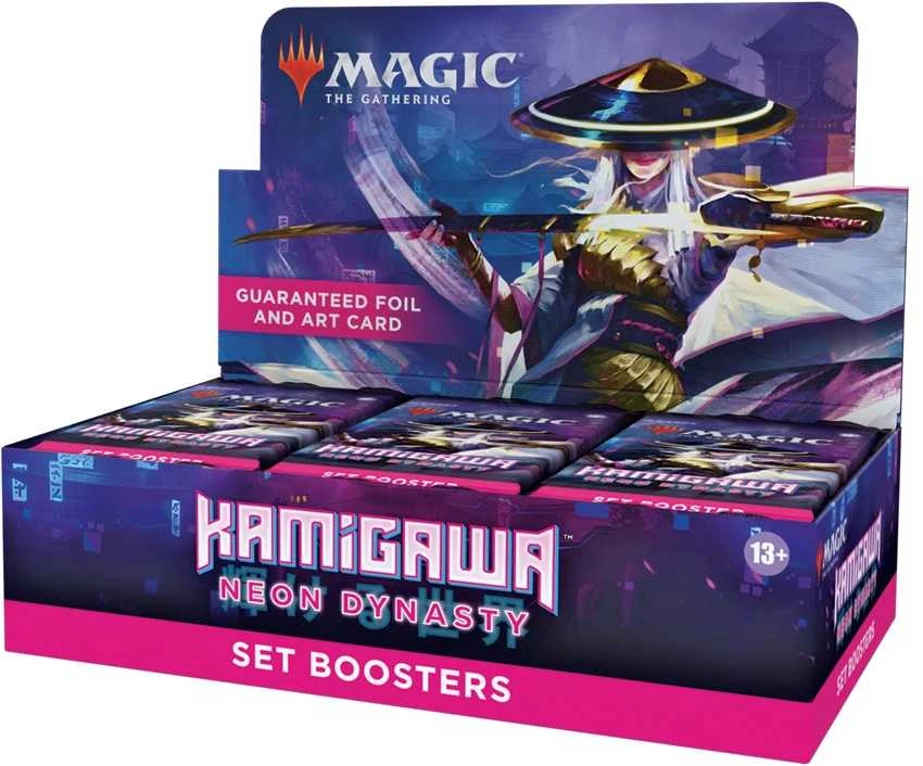 Wizards of the Coast Magic: The Gathering - Kamigawa Neon Dynasty Set Booster Ekranas (30 Packs)