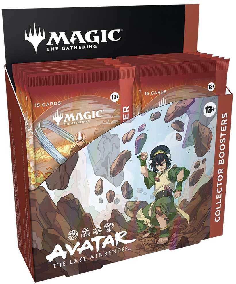 Wizards of the Coast Magic: The Gathering - Avatar: The Last Airbender Collector's Booster Ekranas (12 Packs)