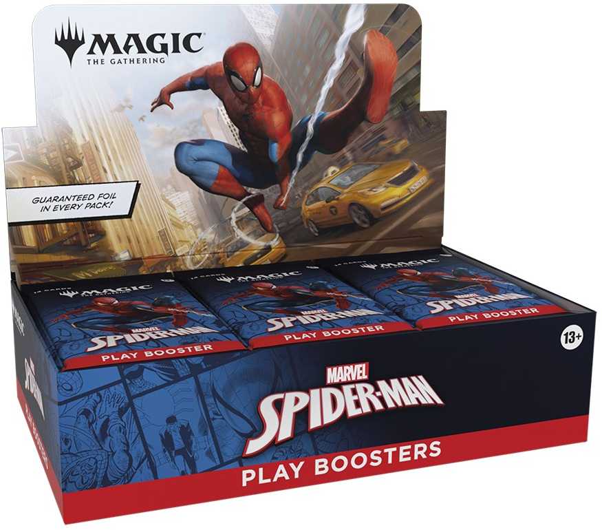 Hasbro Wizards of the Coast Magic: The Gathering – Marvel's Spider-Man Play Booster ekranas (30 pakelių)