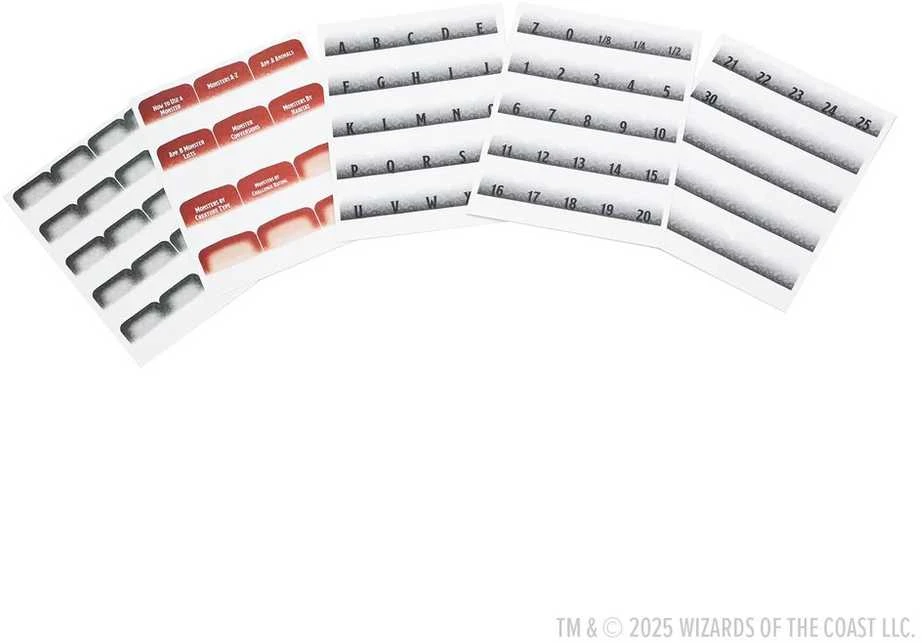 Wizkids D&D Book Tabs: 2024 Monster Manual