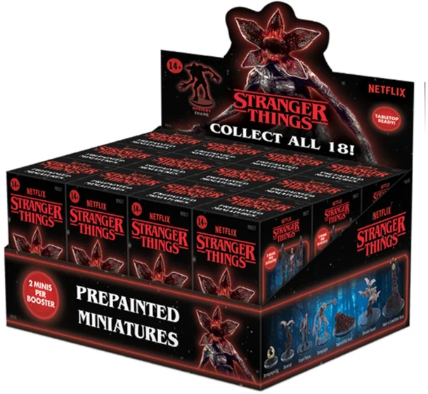 Wizkids Stranger Things Mystery Prepainted Miniatures Dėžutė (1 vnt.)