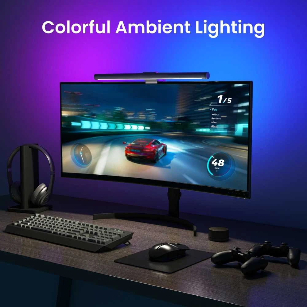 Lubinis šviestuvas Yeelight Screen Light Bar Pro | 10 W | 2700-6500 K | 25000 val. | LED lempa | 100-240 V