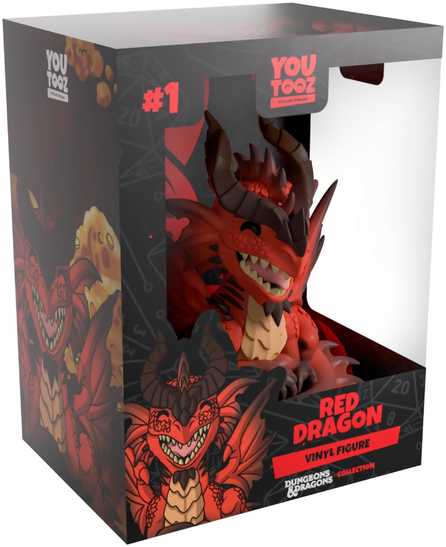 Youtooz: DnD Raudona Dragon Vinilinė Figūrėlė