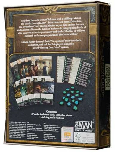 Z Man Games Arkham Horror: Lovecraft Letter