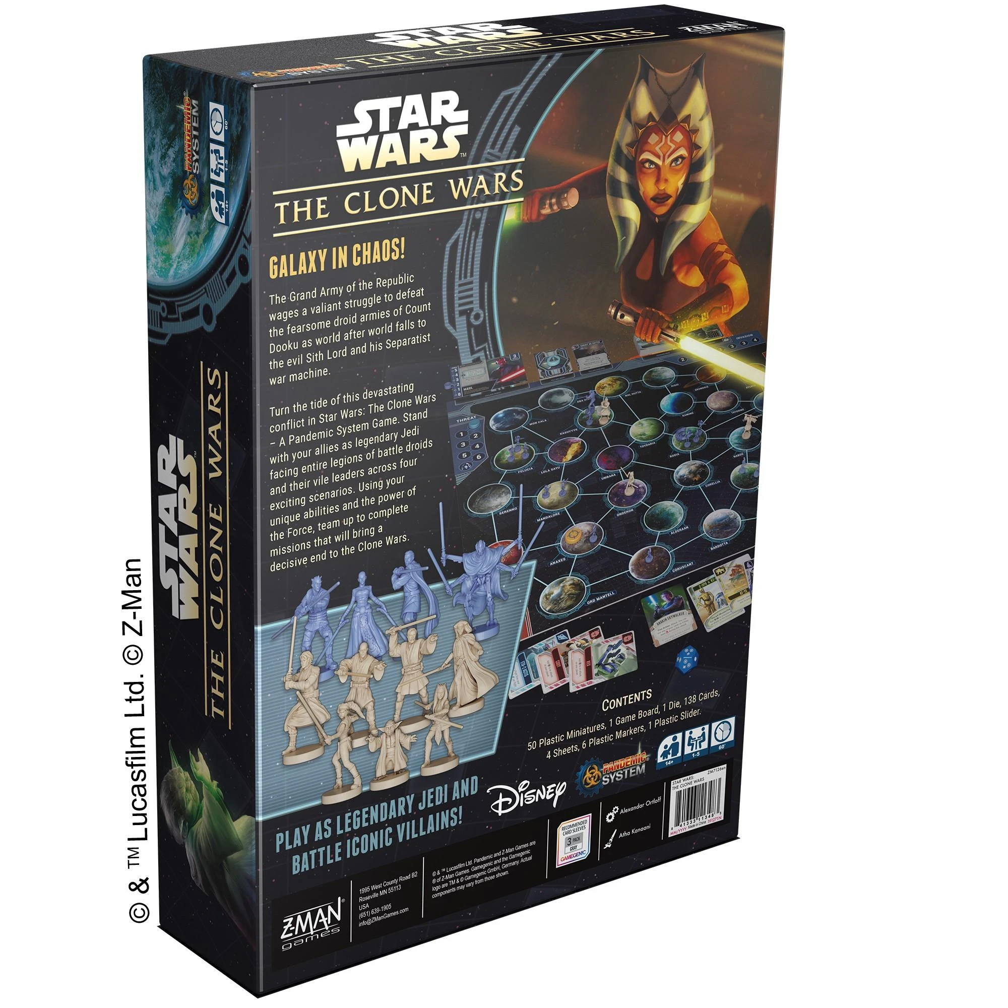 Star Wars Z Man žaidimai Žvaigždžių karai: Klonų karai