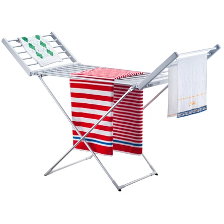 Adler | Foldable electric clothes drying rack | AD 7821 | 220 W | Sidabrinis/Baltas