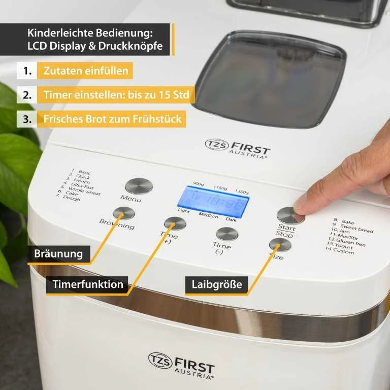 Duonkepė First Austria Duonos kepimo krosnelė FIRST FA-5152-5