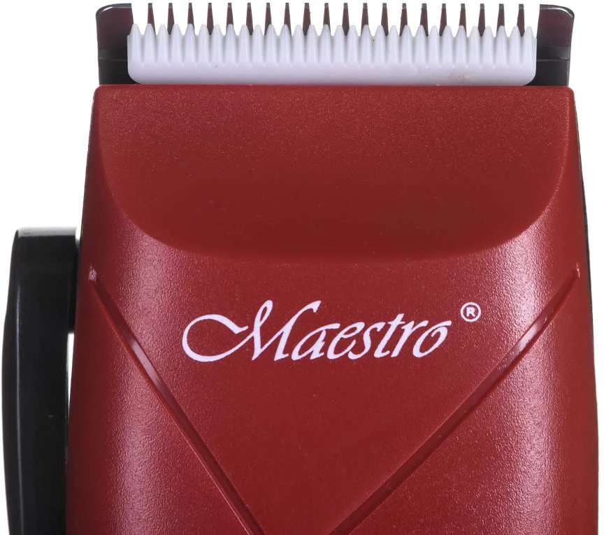 Plaukų kirpimo mašinėlė MAESTRO MR-654C raudona
