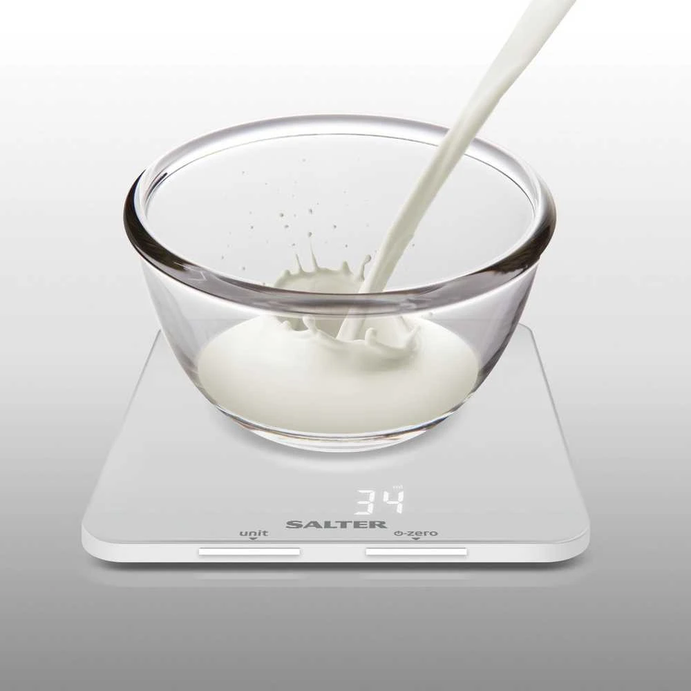 Virtuvinės svarstyklės Salter 1180 WHDR Ghost Digital Kitchen Scale - Baltas