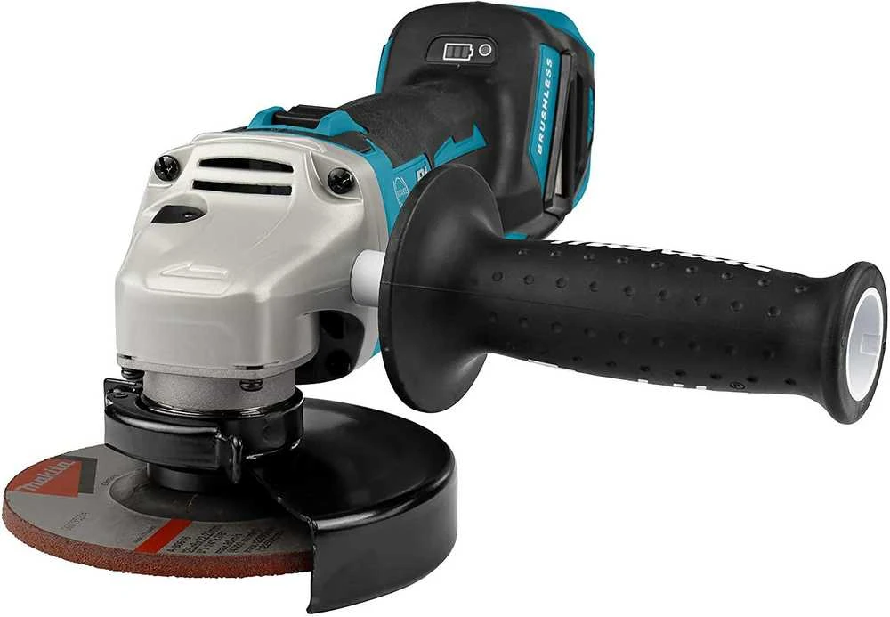 Makita kampinis šlifuoklis DGA513ZJ 18V 125mm be akumuliatoriaus ir kroviklio + lagaminas
