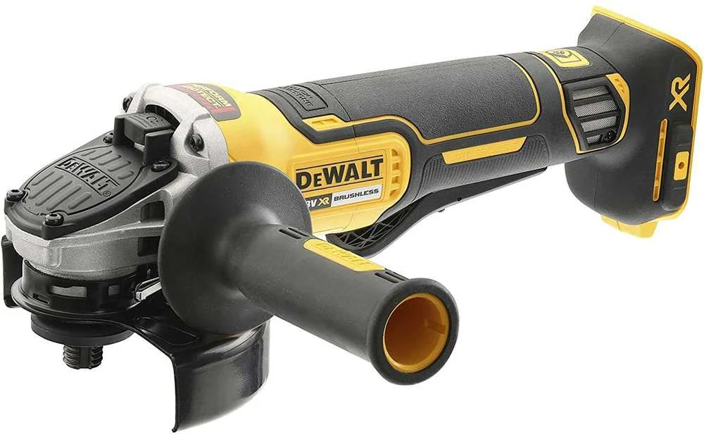 Kampinis šlifuoklis DeWalt DCG406NT-XJ (125 mm) (be akumuliatoriaus ir kroviklio)
