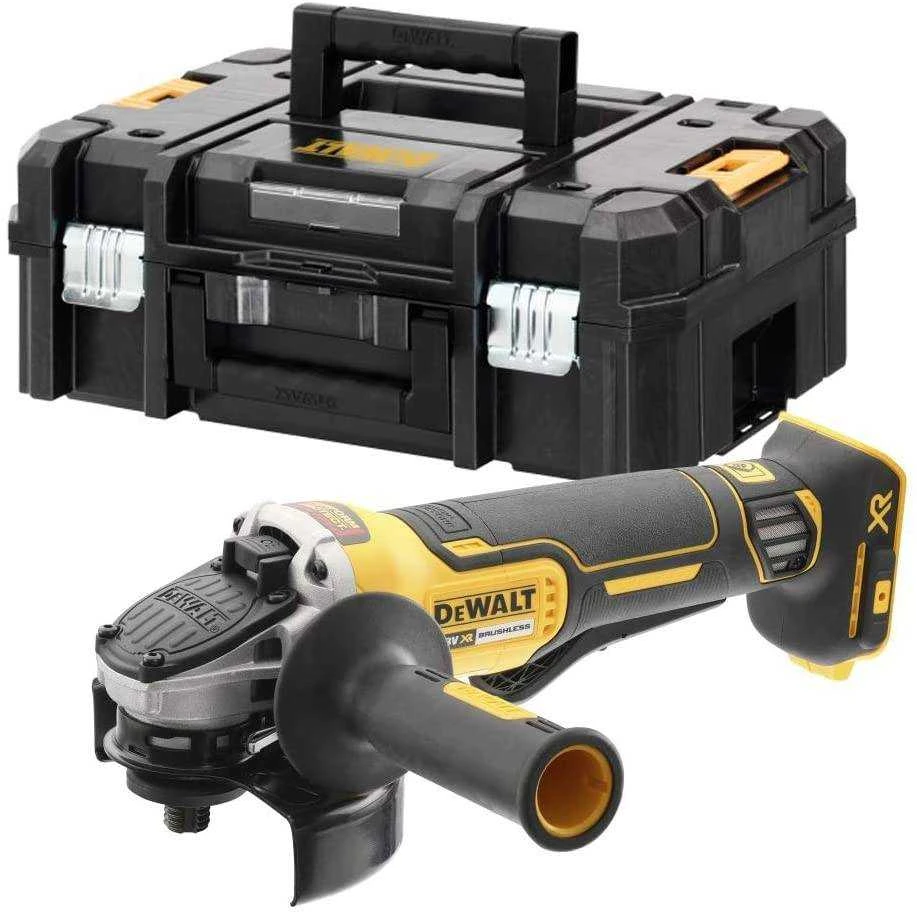 Kampinis šlifuoklis DeWalt DCG406NT-XJ (125 mm) (be akumuliatoriaus ir kroviklio)