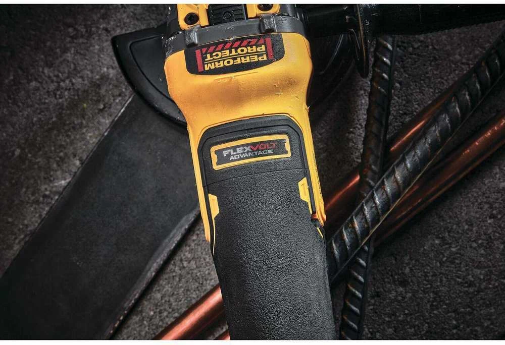Akumuliatorinis kampinis šlifuoklis DCG409NT,Flexvolt Adv., karkasas,TSTAK,DeWalt
