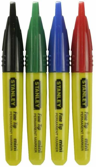 STANLEY MARKER FINE TIP MINI 4vnt. KOLOROWE