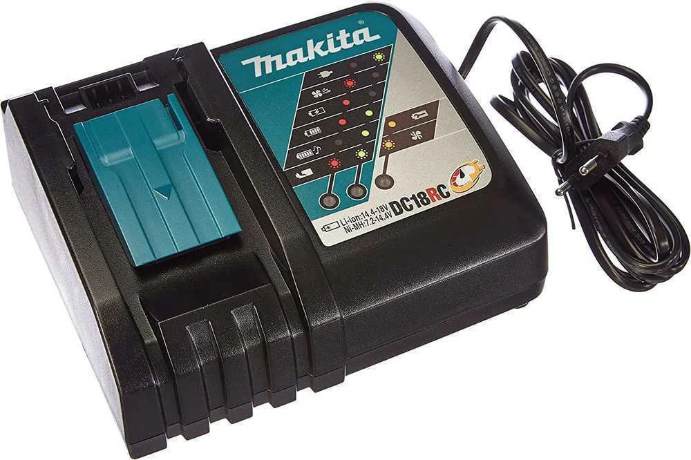 Makita 195584-2 Kroviklis DC18RC 14,4-18 V Li-ion RAPID krovimo laikas 15/22min, CARTON