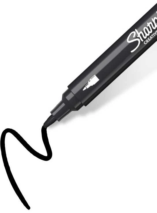 Akrilinis žymeklis Sharpie juodas (juodas), 1 vnt. - 2218123