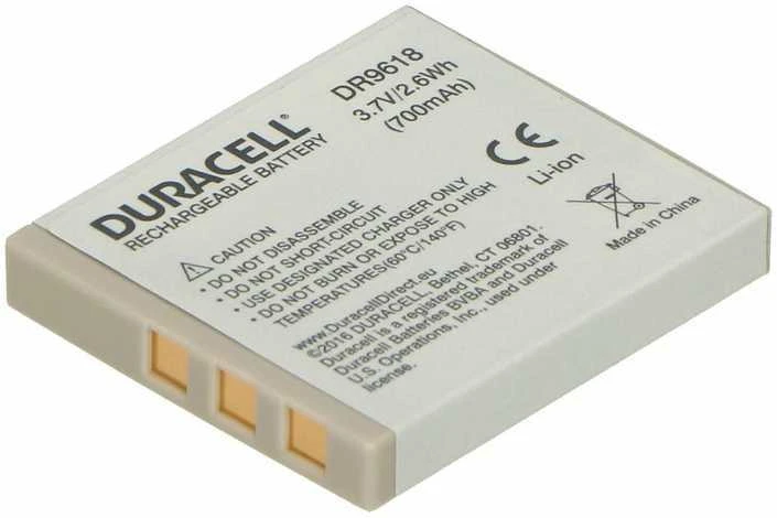 Duracell DR9618 kameros / vaizdo kameros su vaizdo magnetofonu baterija Ličio-jonų (Li-Ion) 700 mAh