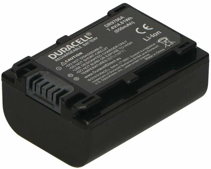 Duracell DR9706A kameros / vaizdo kameros su vaizdo magnetofonu baterija Ličio-jonų (Li-Ion) 650 mAh