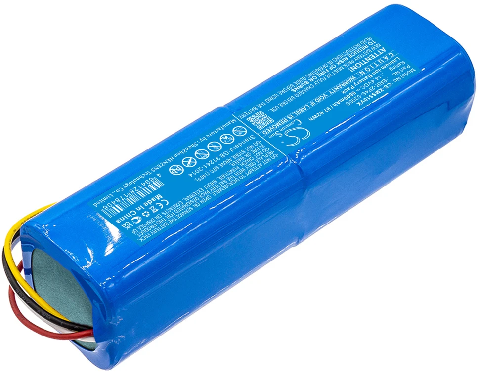 Akumuliatorius Cameron Sino Technology Baterija Xiaomi Dreame D9 Pro RLS5-BLO D9 F9 L10 Pro 14.4V 6800mAh Li-Ion baterija Roborock S552 S6 S7 T60 T61 T65