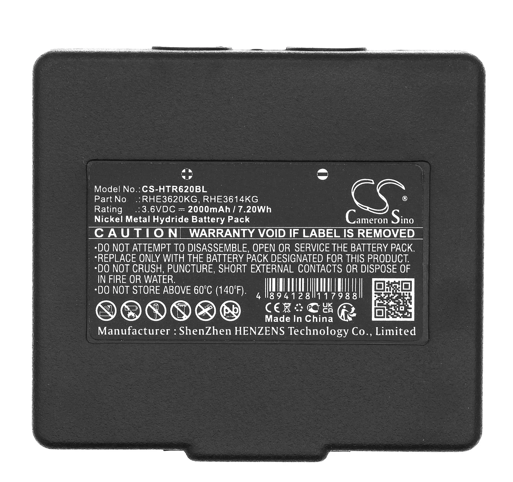 Akumuliatorius Cameron Sino Technology Baterija Hetronic Mini 68300600, 68300900, 68300940, 68300990, HE900 3,6V 2000mAh, skirta Harris, Abitron Mini, Potain, KOMATSU