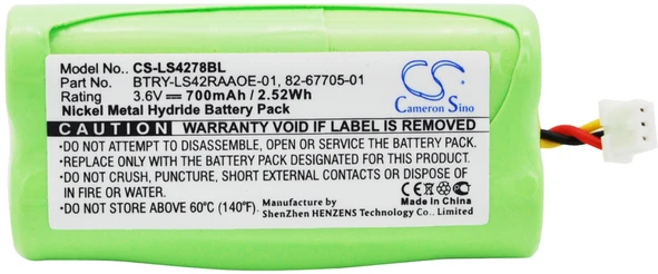 Akumuliatorius Cameron Sino Technology Baterija Symbol 82-67705-01, BTRY-LS42RAAOE-01 3,6V 700mAh Symbol DS6878, DS6878-SR, LS4278, LS4278-M