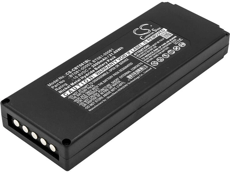 Akumuliatorius Cameron Sino Technology Cattron Theimeg baterija BT081-00061 10,8V 2000mAh NiMh, skirta Cattron Theimeg TH- EC/LO