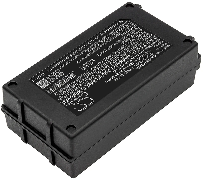 Akumuliatorius Cameron Sino Technology Cattron Theimeg baterija 923-00075 12V 2000mAh NiMh, skirta Cattron Theimeg Easy Mini TH-EC 30