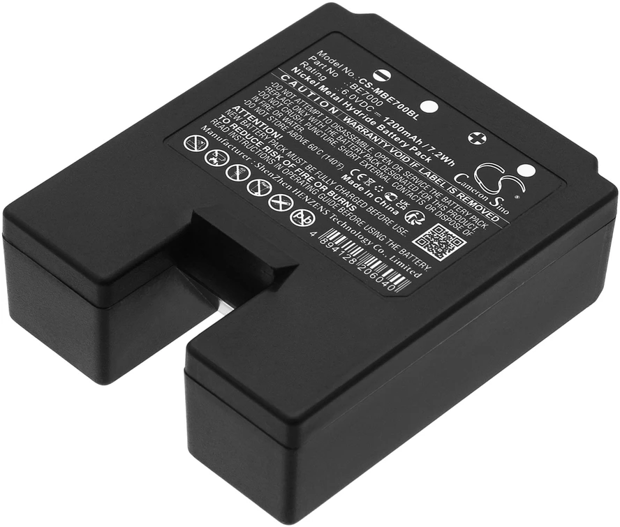 Akumuliatorius Cameron Sino Technology IMET baterija AS022 AS035 BE7000 6V 1200mAh NiMh, skirta Imet MICRON