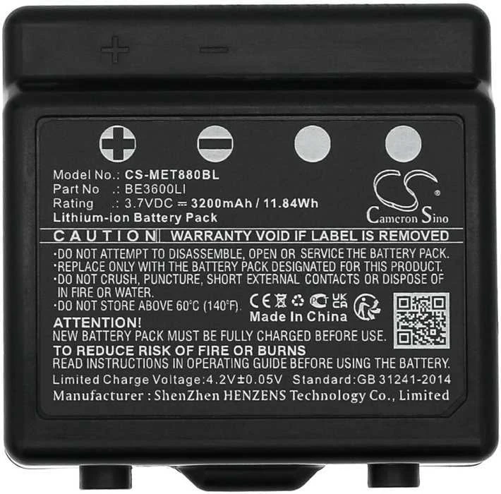 Akumuliatorius Cameron Sino Technology IMET baterija AS106 BE3600Li 3.7V 3200mAh Li-Ion, skirta M880 KRON THOR2 ZED ZEUS2