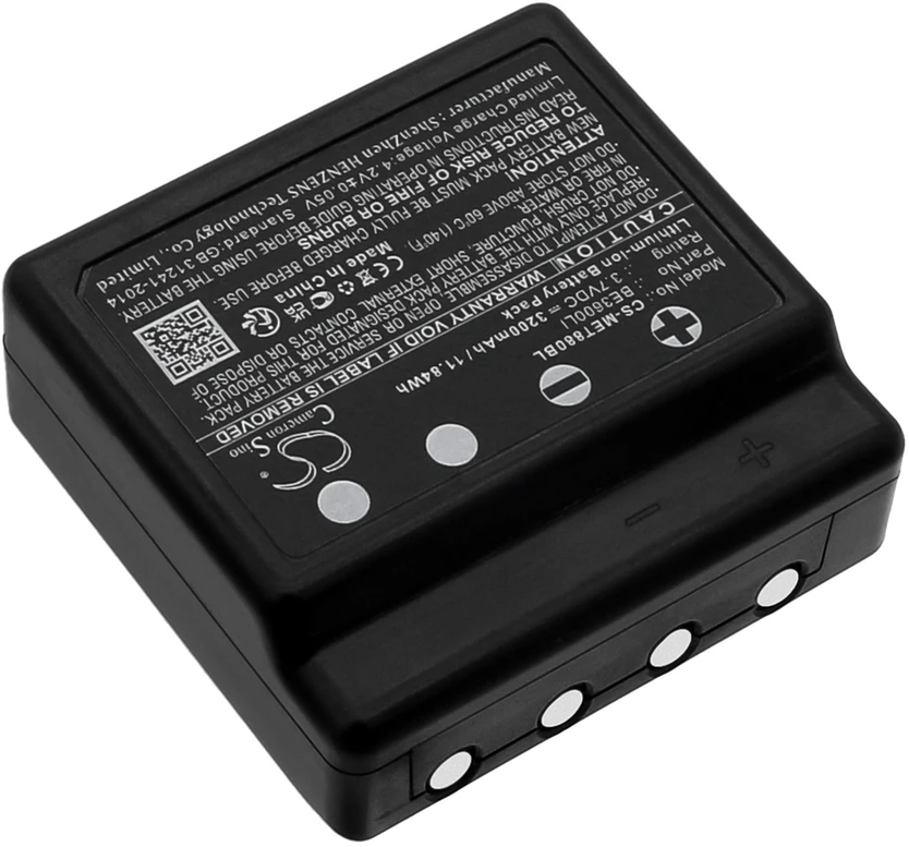 Akumuliatorius Cameron Sino Technology IMET baterija AS106 BE3600Li 3.7V 3200mAh Li-Ion, skirta M880 KRON THOR2 ZED ZEUS2