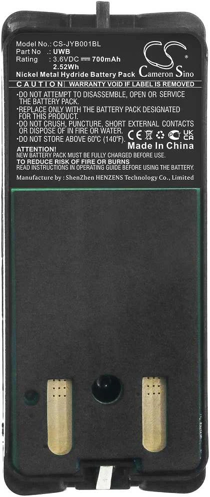 Cameron Sino Technology JAY UWB 3.6V 700mAh NiMh akumuliatorius, skirtas JAY A001 ECU krano valdymui