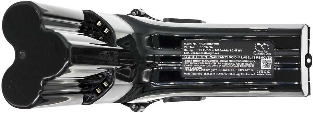 Akumuliatorius „Cameron Sino Technology“ „Philips SpeedPro Max Aqua“, „Max Stick“, FC6903, FC6822, FC6826, XC8045, XC8049, XC8149, XC8149 baterija IBD034GA