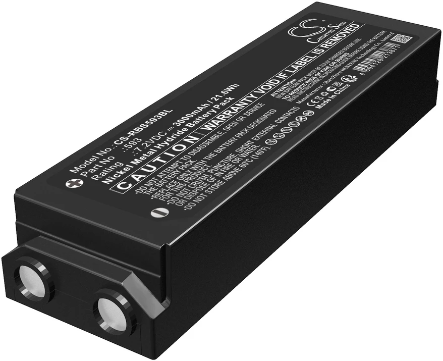 Akumuliatorius Cameron Sino Technology Scanreco baterija 16131 17162 593 592 590 960 GP222101 RSC7220 593 GP211501 YT231018 98384265 8991163 7,2 V 3000 mAh NiMh