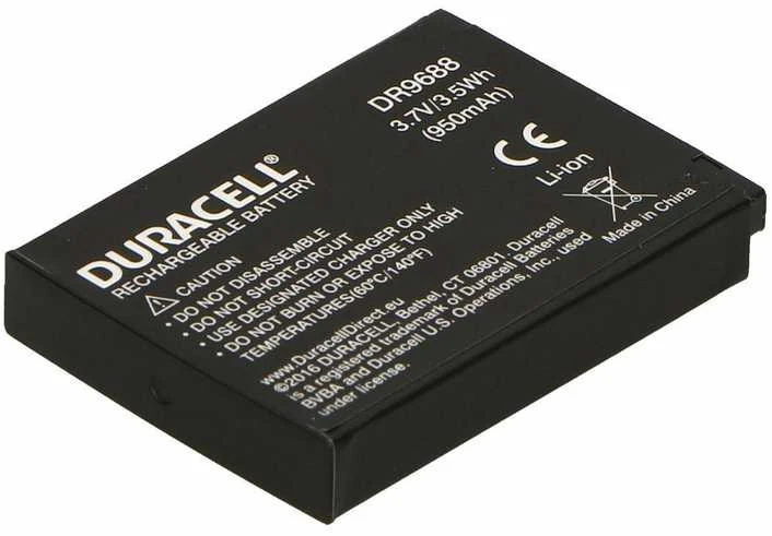 Akumuliatorius Duracell DR9688 3,7 V 950 mAh ličio jonų baterija - Samsung SLB-10A, JVC BN-VH105, BN-VH105EU