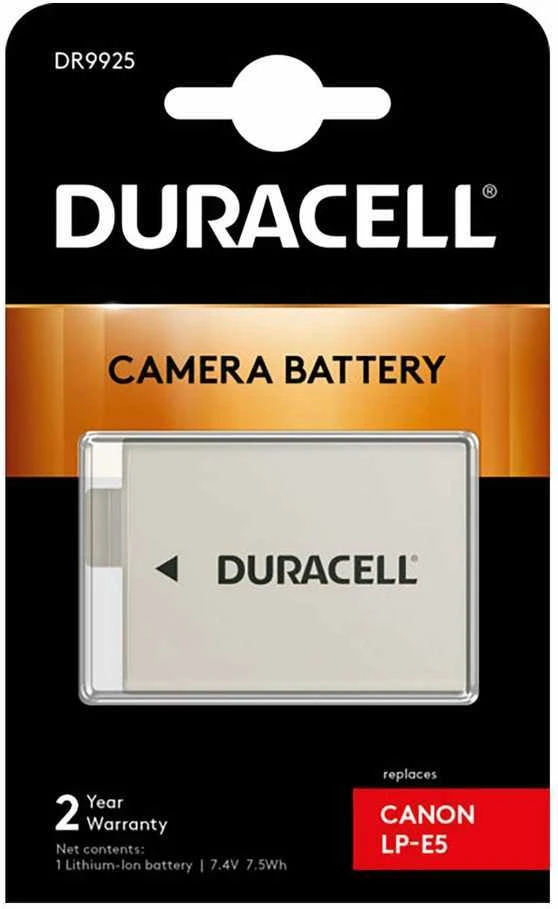 Duracell baterija Li-Ion Akku 1020 mAh skirta Canon LP-E5