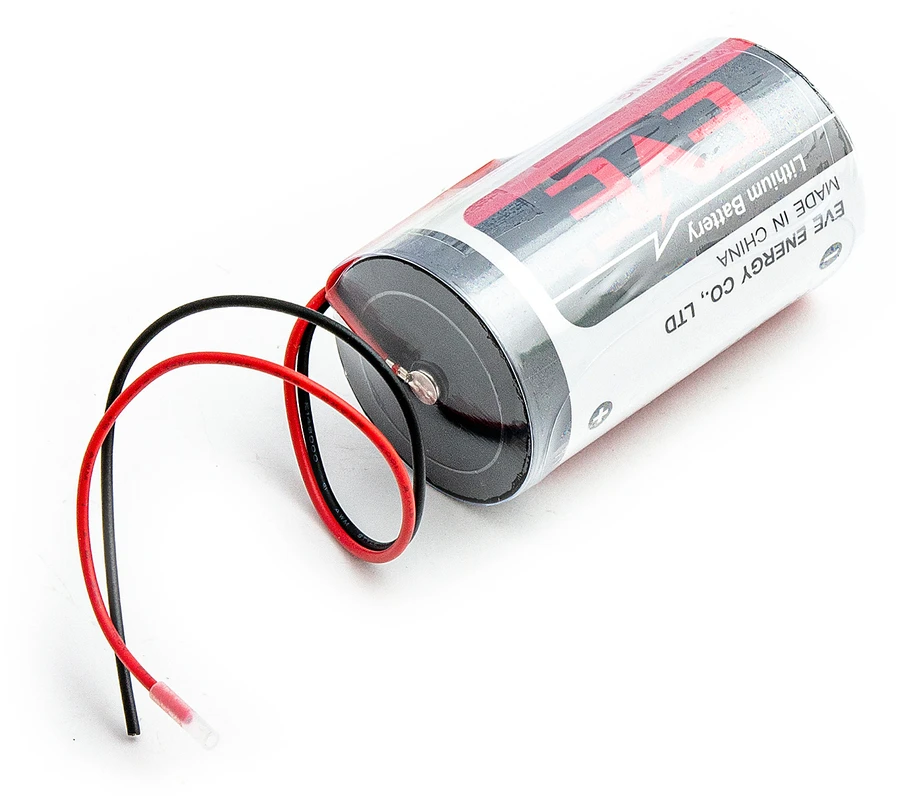 Akumuliatorius EVE ER34615/FL 3,6 V 19 000 mAh Li-SOCl₂ D ličio baterija su laidais