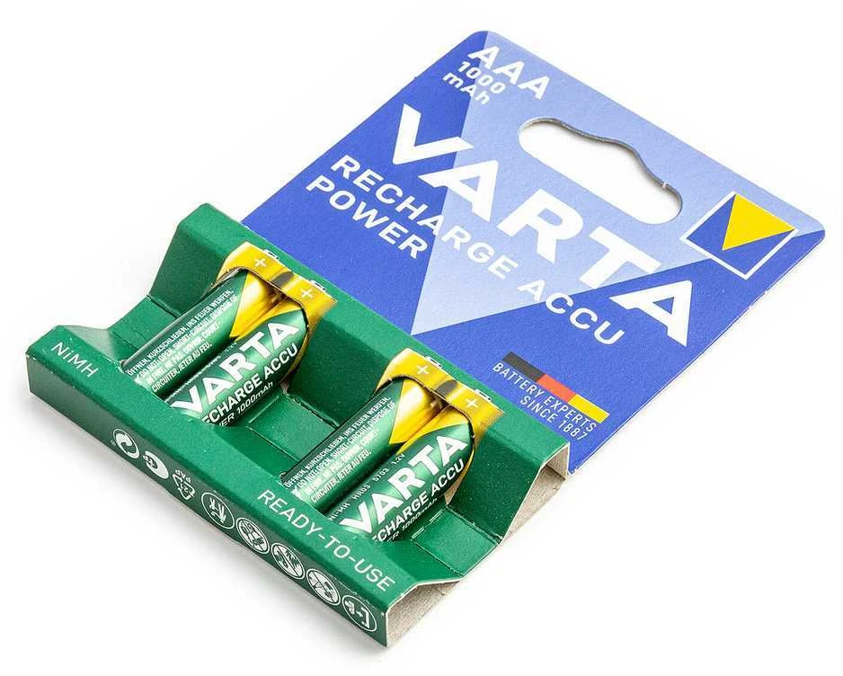 Įkraunami Elementai Varta AAA R03 1000 mAh 5703 4 vnt.
