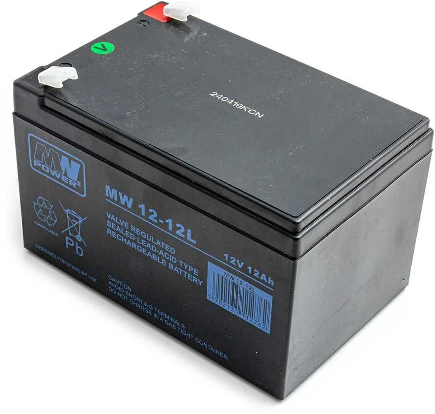 Mw Power MWPower MW 12V 12Ah F2(250) AGM akumuliatorius, 6-9 metai
