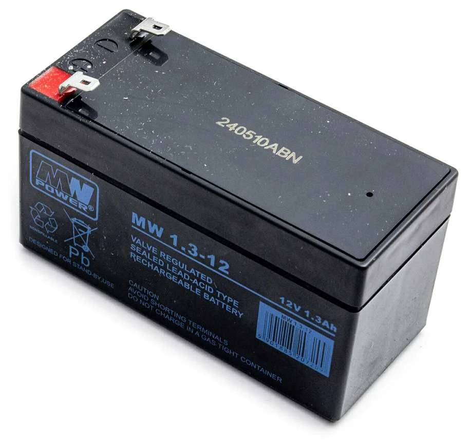 Mw Power MWPower MW 12V 1.3Ah F1(187) AGM akumuliatorius, 6-9 metai
