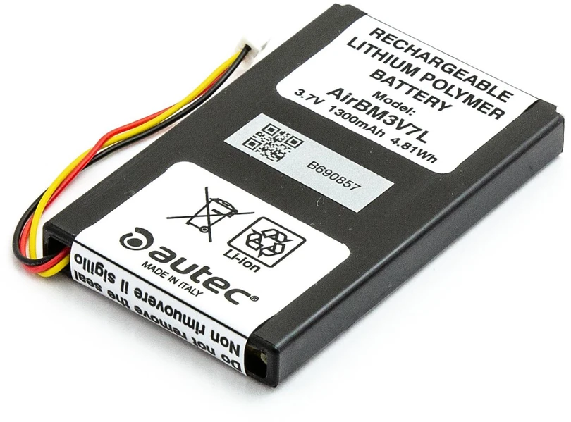 Akumuliatorius Originali AUTEC baterija R0BATT00E0018, AIRBM3V7L, BH3V7L 3,7V 1300mAh, skirta Air A4, Air A4, Air A4 nuotolinio valdymo pultui