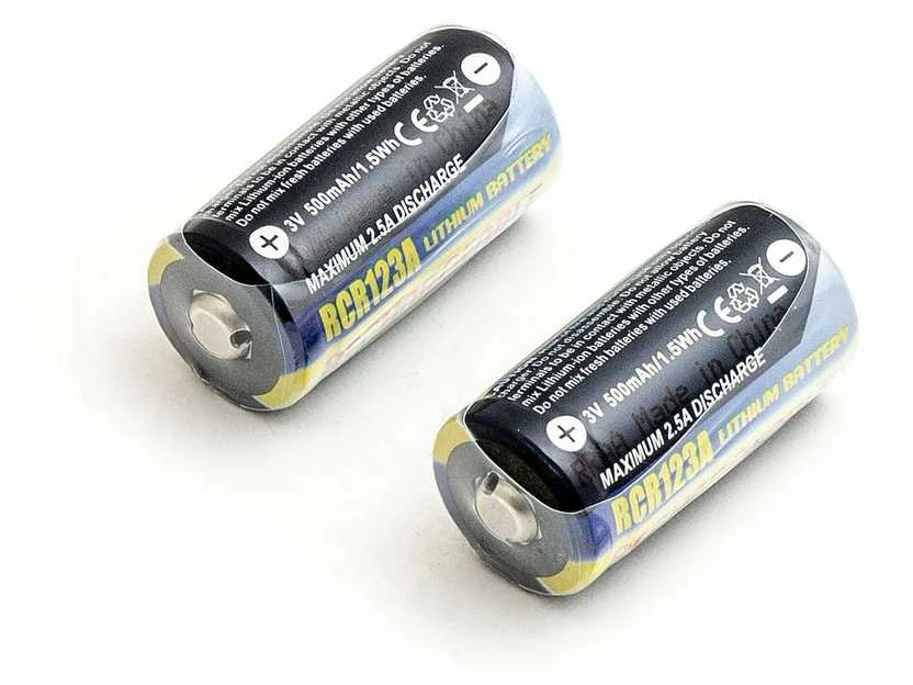 Akumuliatorius Powersmart Įkraunamas CR123A, DL123A 2vnt. + įkroviklis