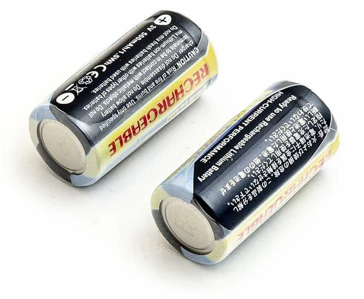 Akumuliatorius Powersmart Įkraunamas CR123A, DL123A 2vnt. + įkroviklis