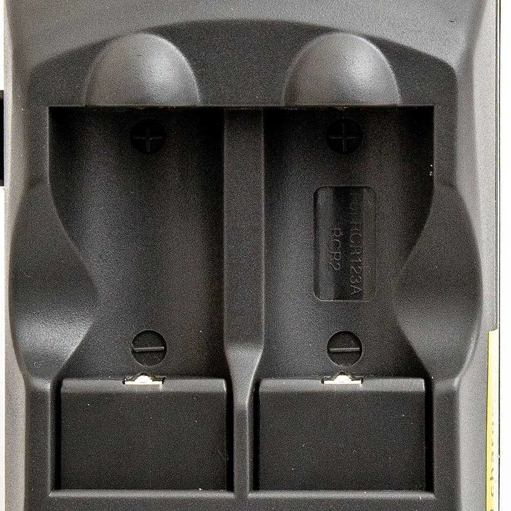 Avacom Powery Akumuliatorių įkroviklis RCR123A Li-Fe 3V 0.35A - CR123A, DL123A, EL123A, CR17345, CR17350, K123LA tipas