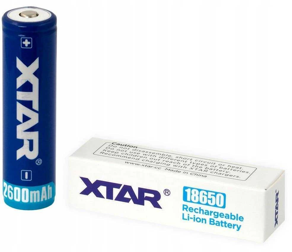 Akumuliatorius 18650 XTAR - 2600mAh
