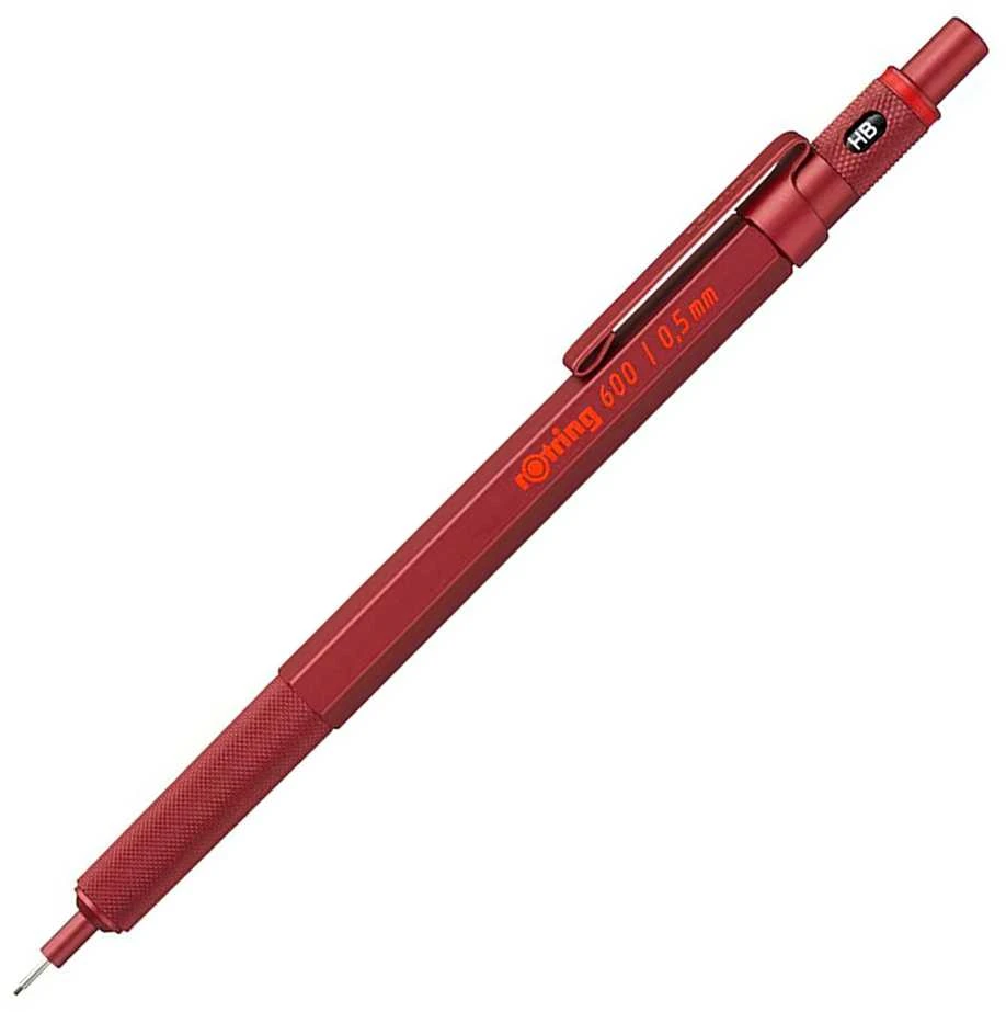 Automatinis pieštukas Rotring 600 0.5 Raudonas - 2114264