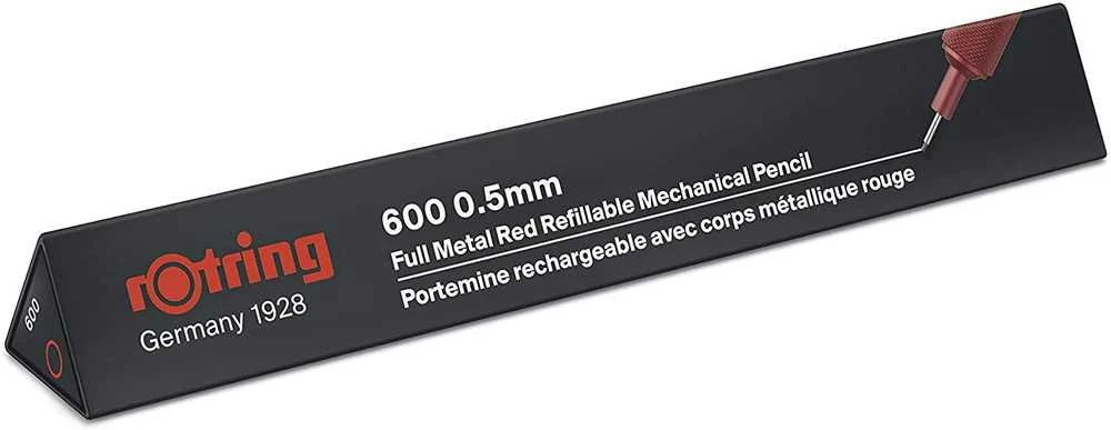 Automatinis pieštukas Rotring 600 0.5 Raudonas - 2114264