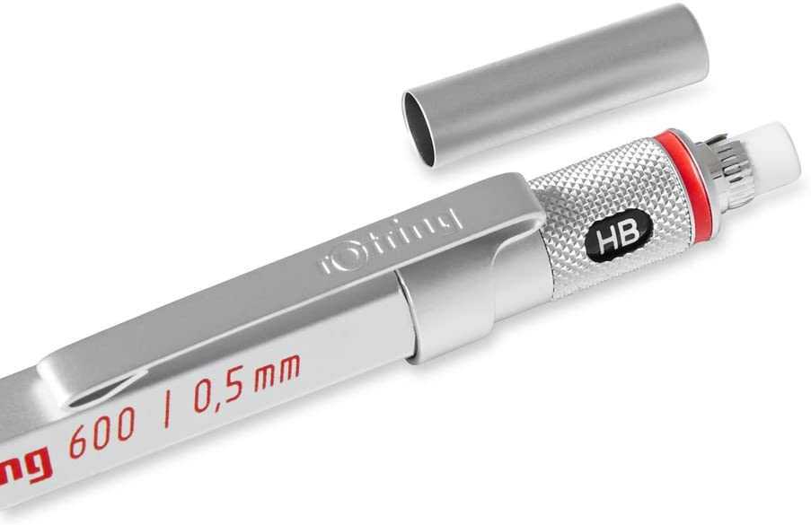 Automatinis pieštukas Rotring 600 0.5 Sidabrinis - 1904445
