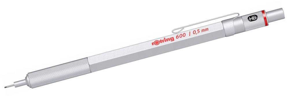 Automatinis pieštukas Rotring 600 0.5 Sidabrinis - 1904445