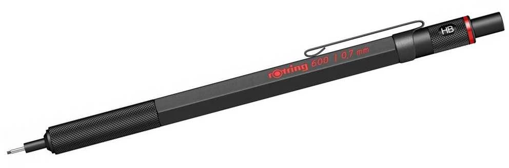 Automatinis pieštukas Rotring 600 0.7 Juodas - 1904442