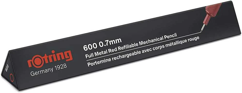 Automatinis pieštukas Rotring 600 0.7 Raudonas - 2114265